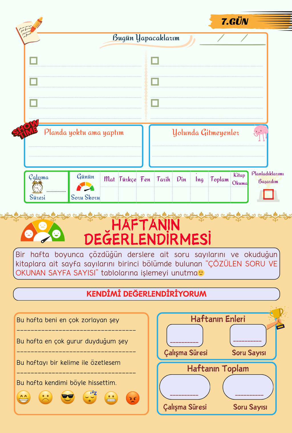 Hedef Lise Planlama Defteri