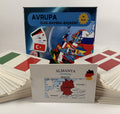 Avrupa Ülkeleri-Harita-Bayrak-Başkent Kartları