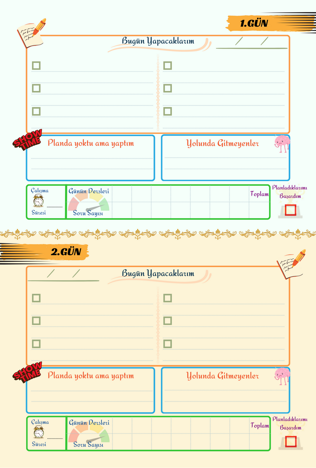 Hedef Üniversite Sayısal Öğrencileri için Planlama Defteri