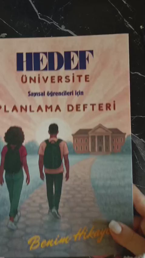 Hedef Üniversite Sayısal Öğrencileri için Planlama Defteri
